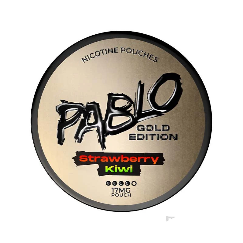 Pablo Gold Edition Strawberry Kiwi nicotine pouches tin
