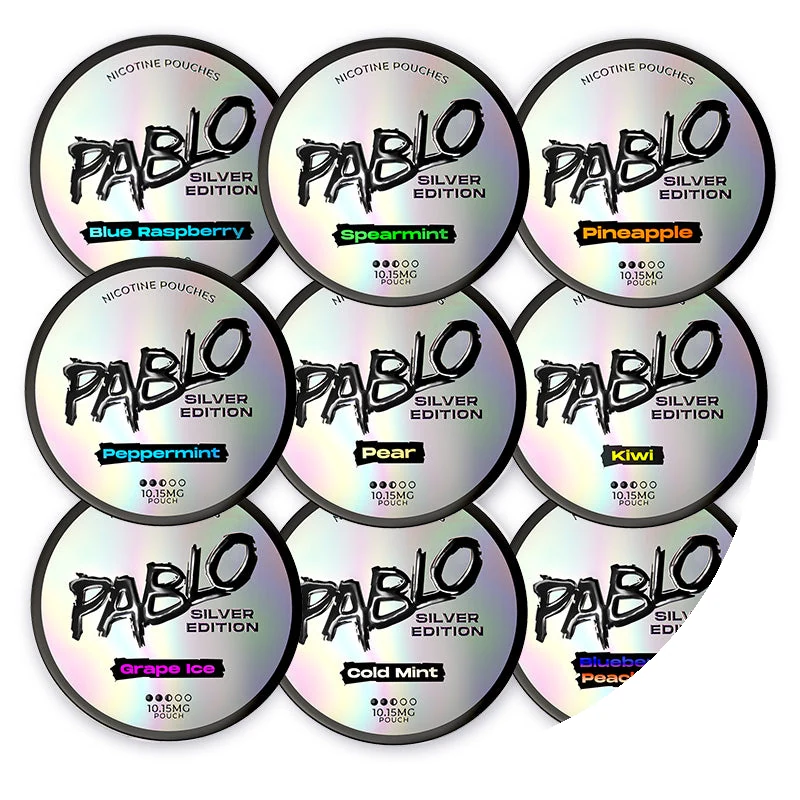 Pablo Silver Edition 10mg Bundle nicotine pouches