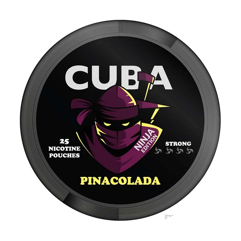 CUBA Pinacolada Ninja nicotine pouches tin