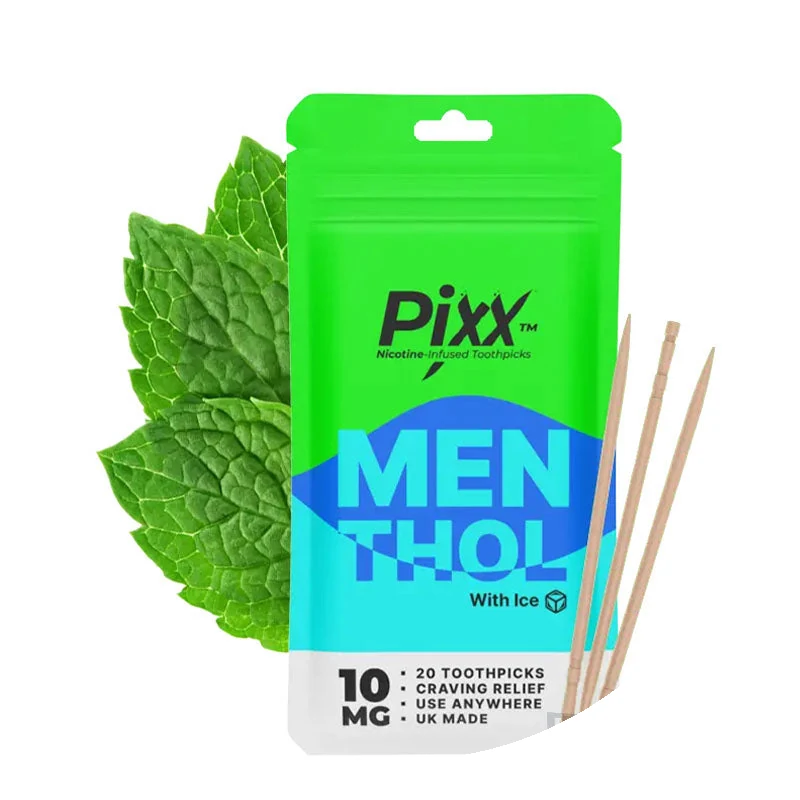 Pixx Menthol nicotine pouches tin