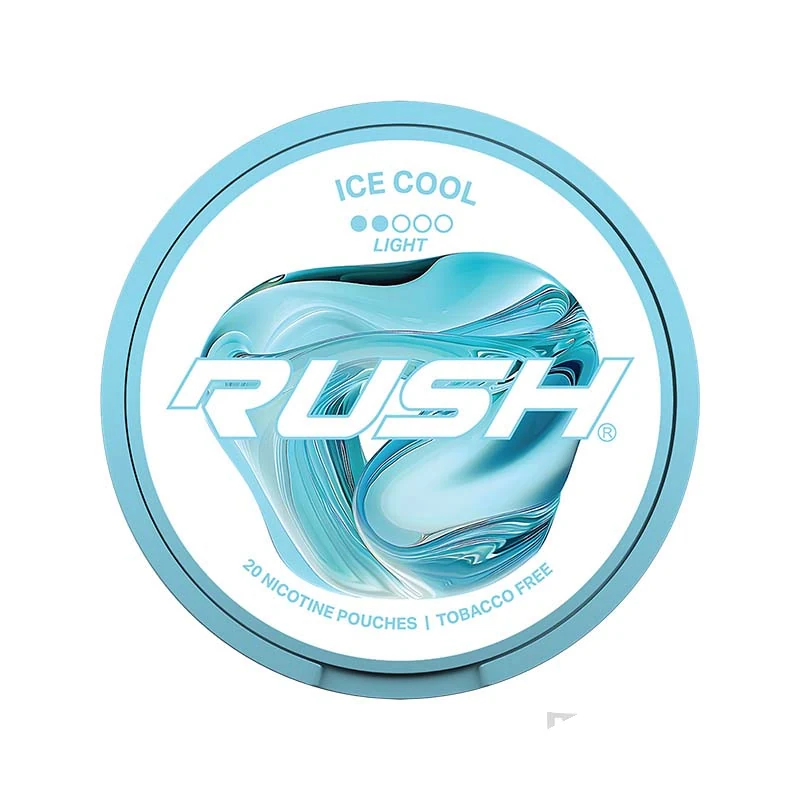 Rush Ice Cool Light nicotine pouches tin