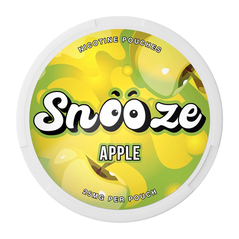 Snooze Apple nicotine pouches tin