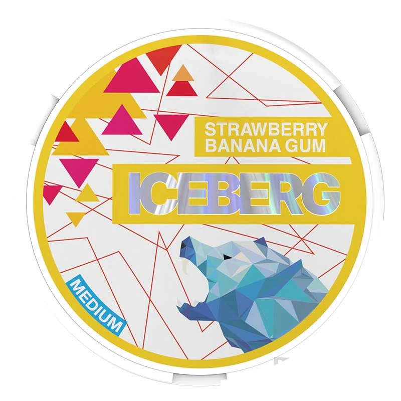 Iceberg Strawberry Banana Gum nicotine pouches