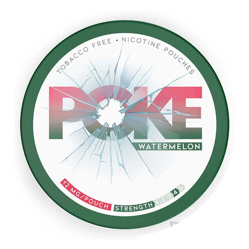 Poke Watermelon nicotine pouches tin