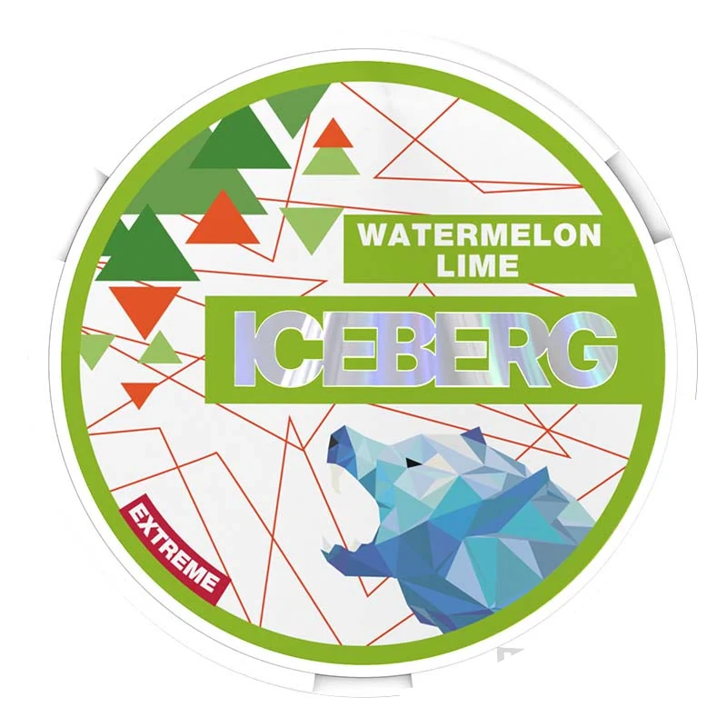 Iceberg Watermelon Lime nicotine pouches tin