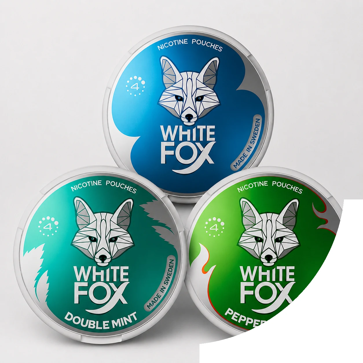White Fox Mint Edition Smooth 4mg Bundle nicotine pouches