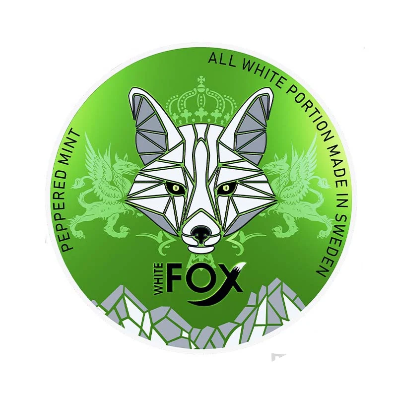 White Fox Peppered Mint nicotine pouches