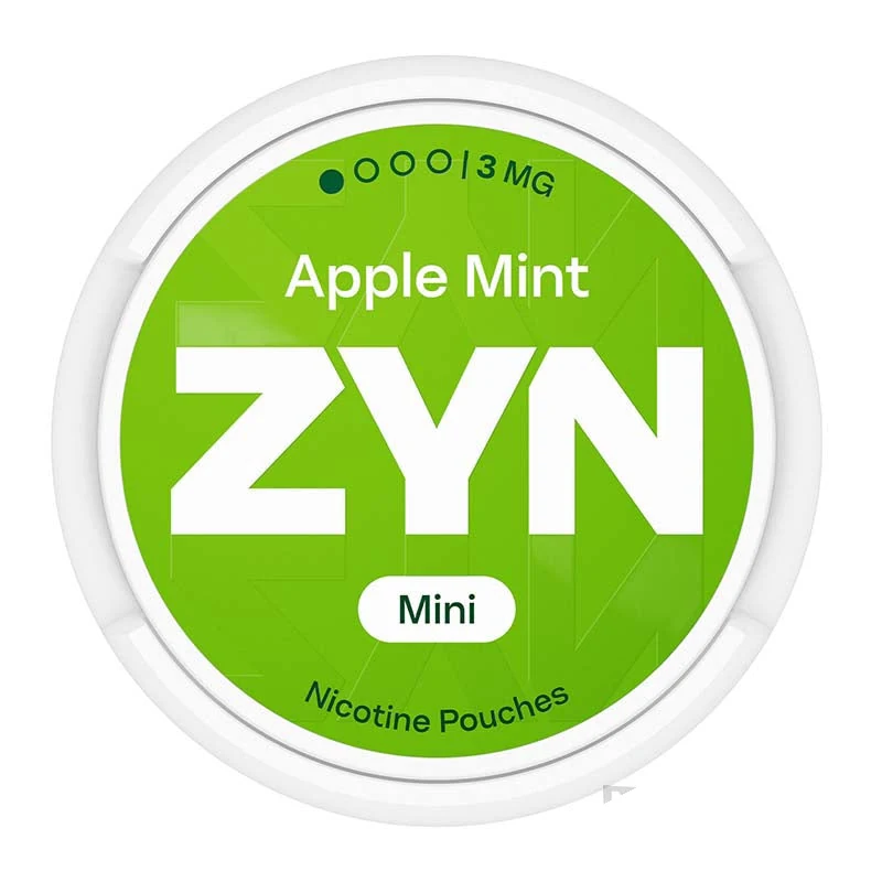 ZYN Apple Mint nicotine pouches tin