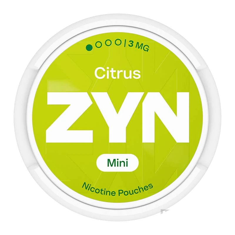 ZYN Citrus nicotine pouches tin