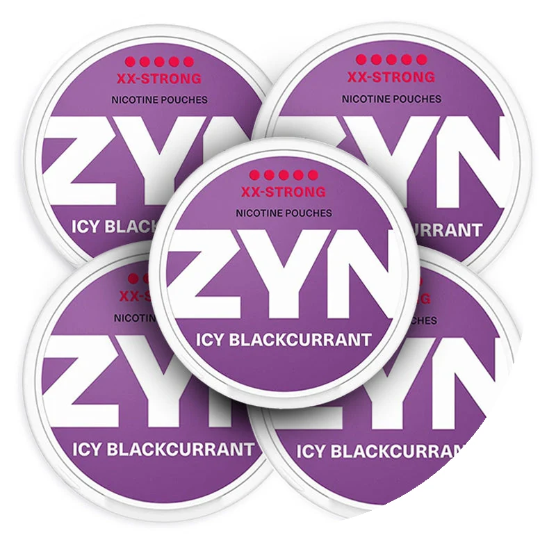 ZYN Icy Blackcurrant 12.5mg Bundle (20-Pack) nicotine pouches