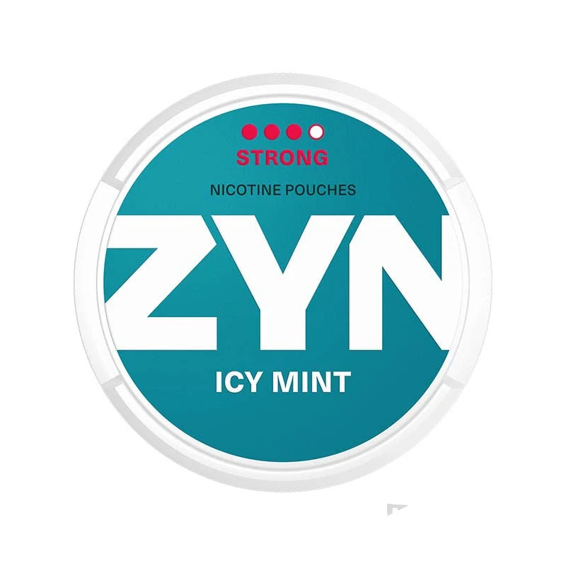 ZYN Icy Mint nicotine pouches tin