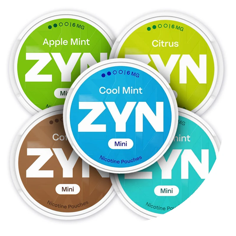 ZYN Mint Madness Bundle (5-Pack) nicotine pouches tin