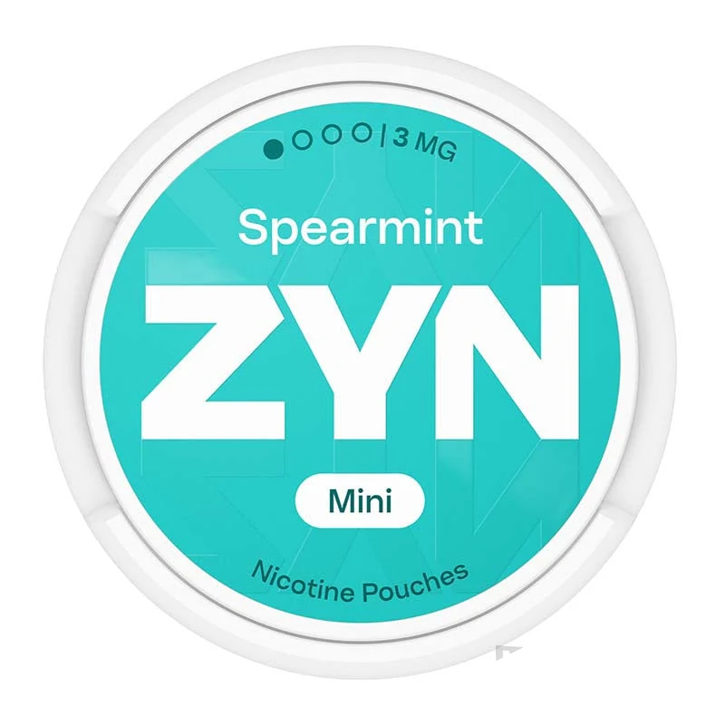 ZYN Spearmint nicotine pouches tin