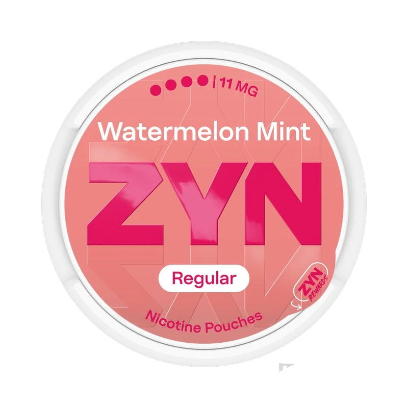 ZYN Watermelon Mint nicotine pouches tin