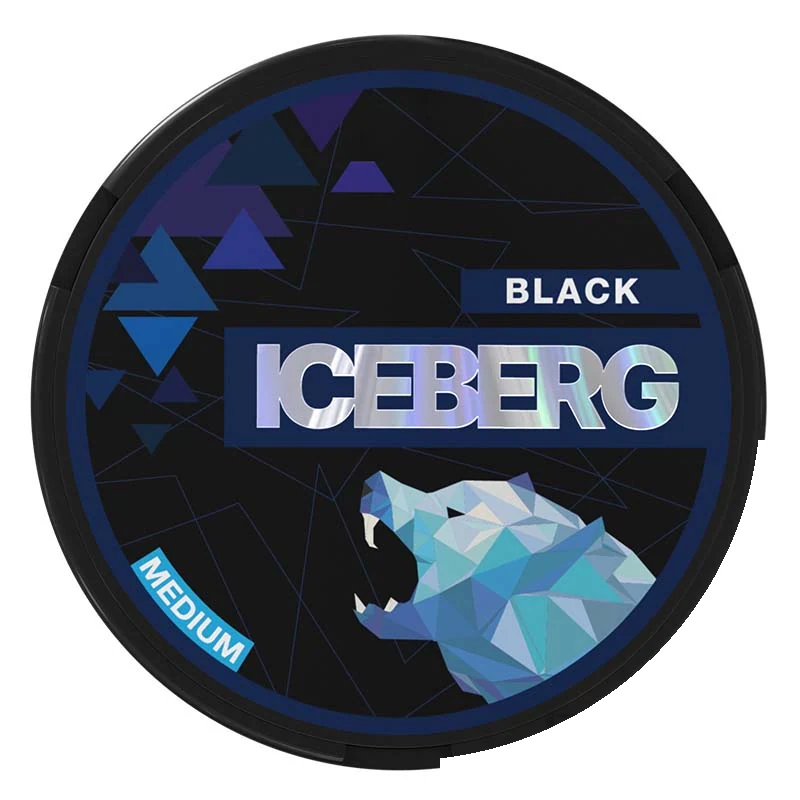 Iceberg Black nicotine pouch tin