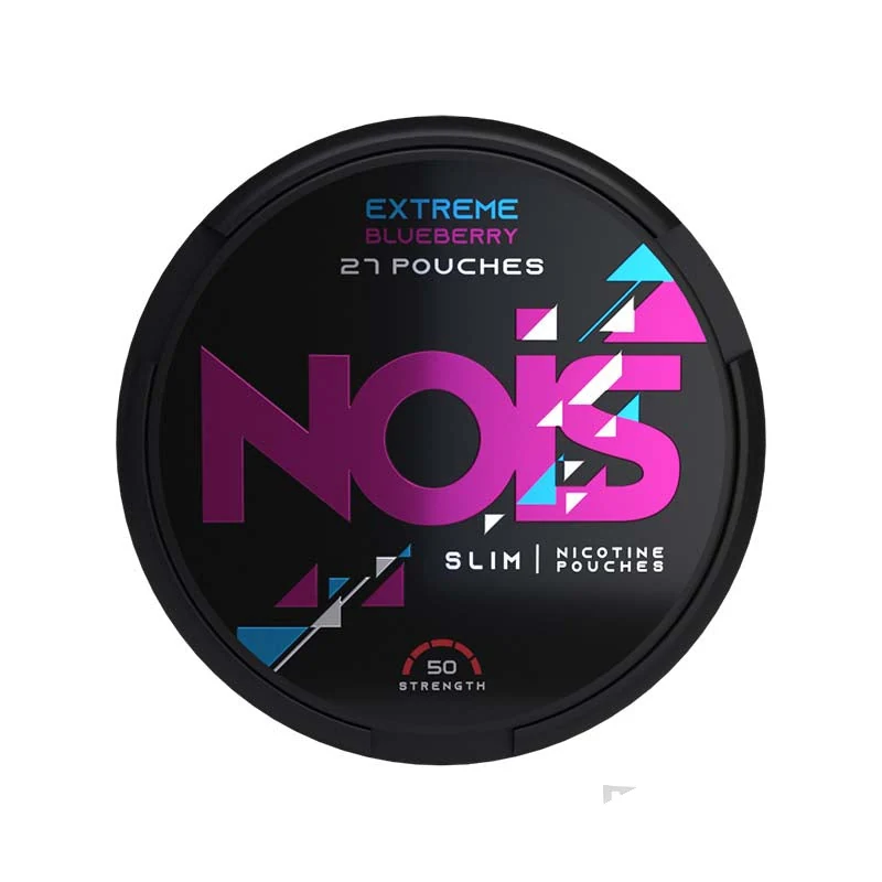 NOIS Blueberry Extreme nicotine pouch tin