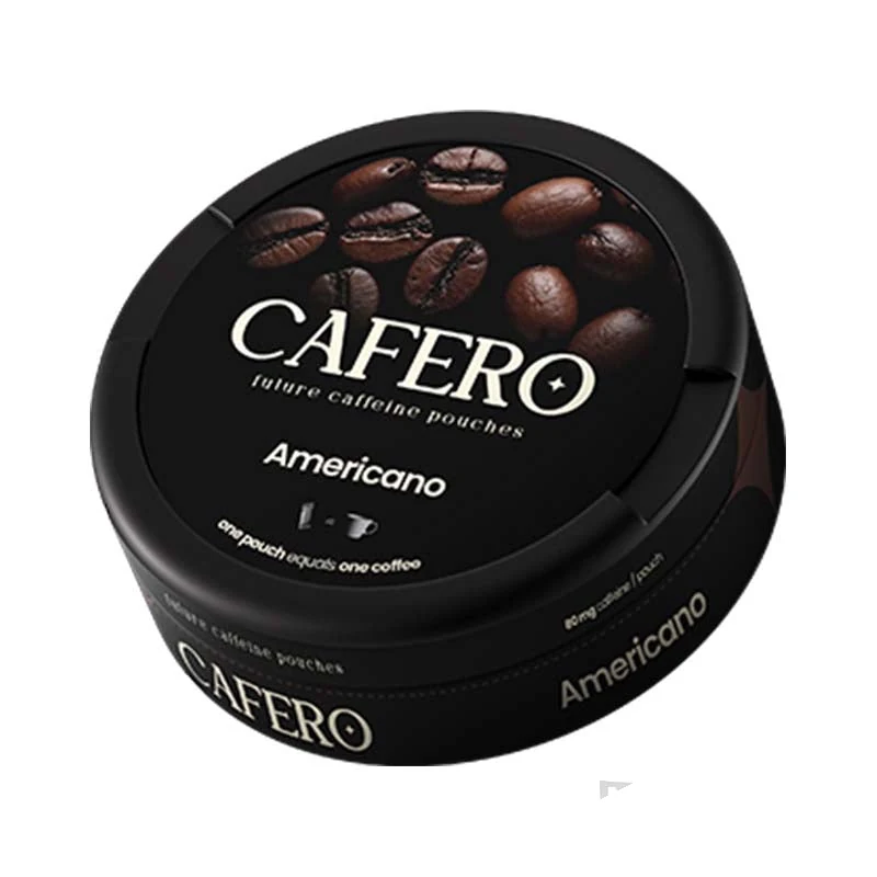 Cafero Americano caffeine pouch tin