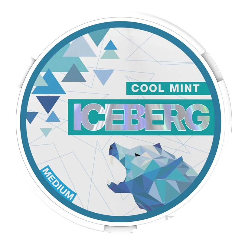 Iceberg Cool Mint nicotine pouch tin