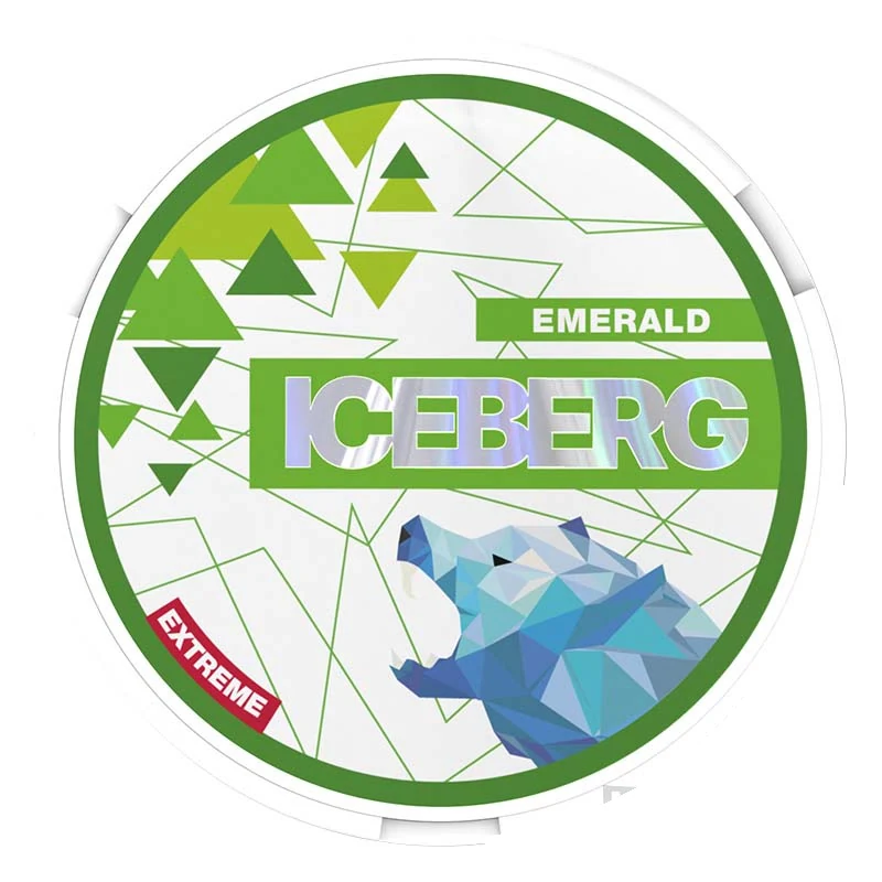 Iceberg Emerald nicotine pouch tin