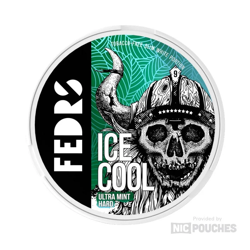 FEDRS Ice Cool Ultra Mint nicotine pouch tin