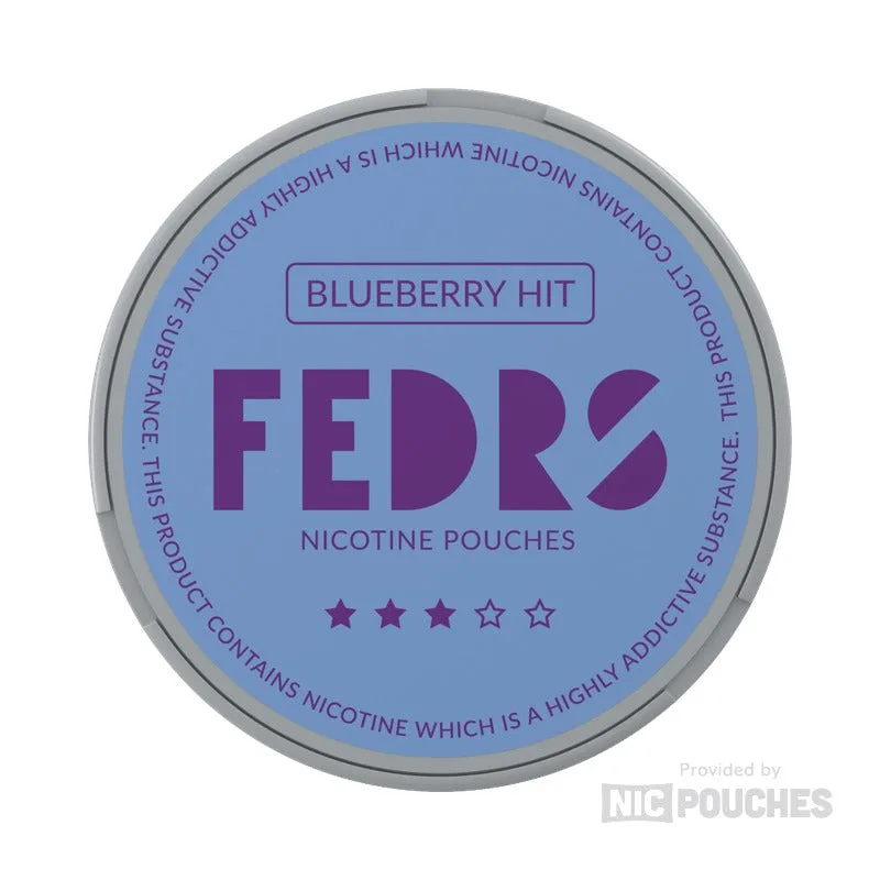 FEDRS Only Blueberry Hit nicotine pouch tin