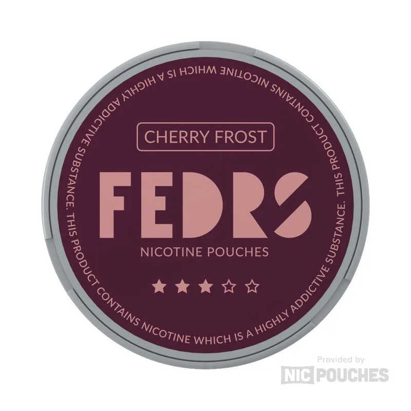 FEDRS Only Cherry Frost nicotine pouch tin