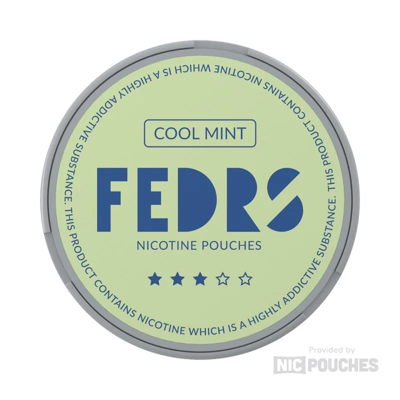 FEDRS Only Cool Mint nicotine pouch tin