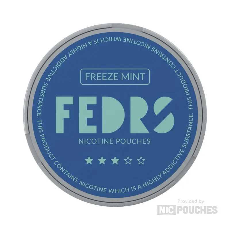 FEDRS Only Freeze Mint nicotine pouch tin