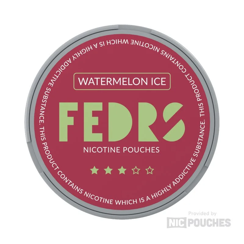 FEDRS Only Watermelon Ice nicotine pouch tin