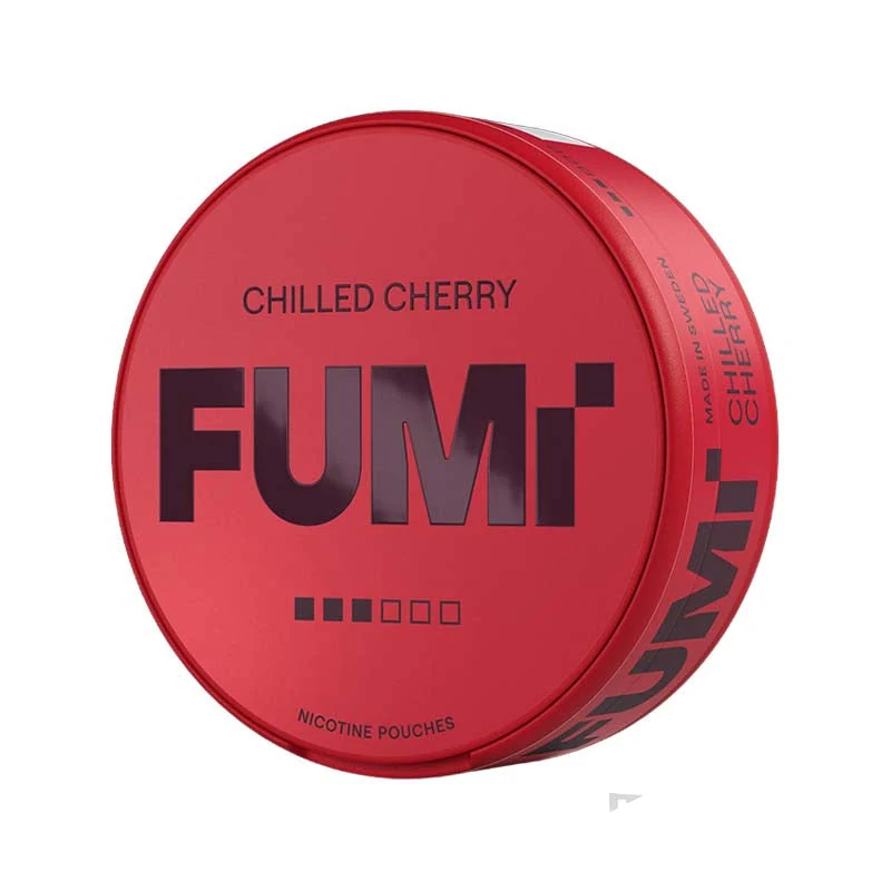 FUMI Chilled Cherry nicotine pouch tin