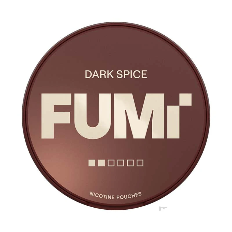 FUMI Dark Spice nicotine pouch tin