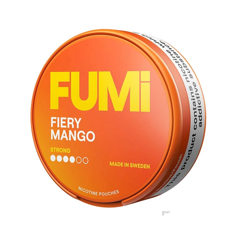 FUMI Fiery Mango nicotine pouch tin