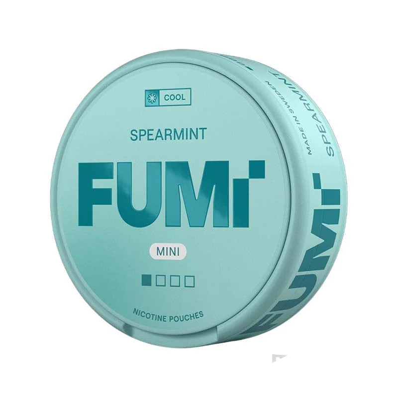 FUMI Mini Spearmint nicotine pouch tin