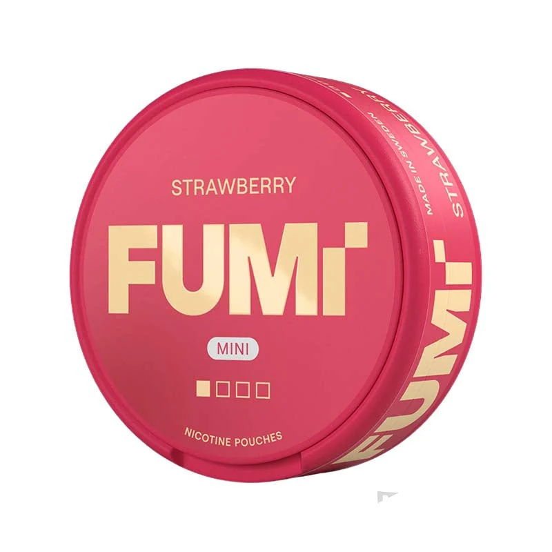 FUMI Mini Strawberry nicotine pouch tin