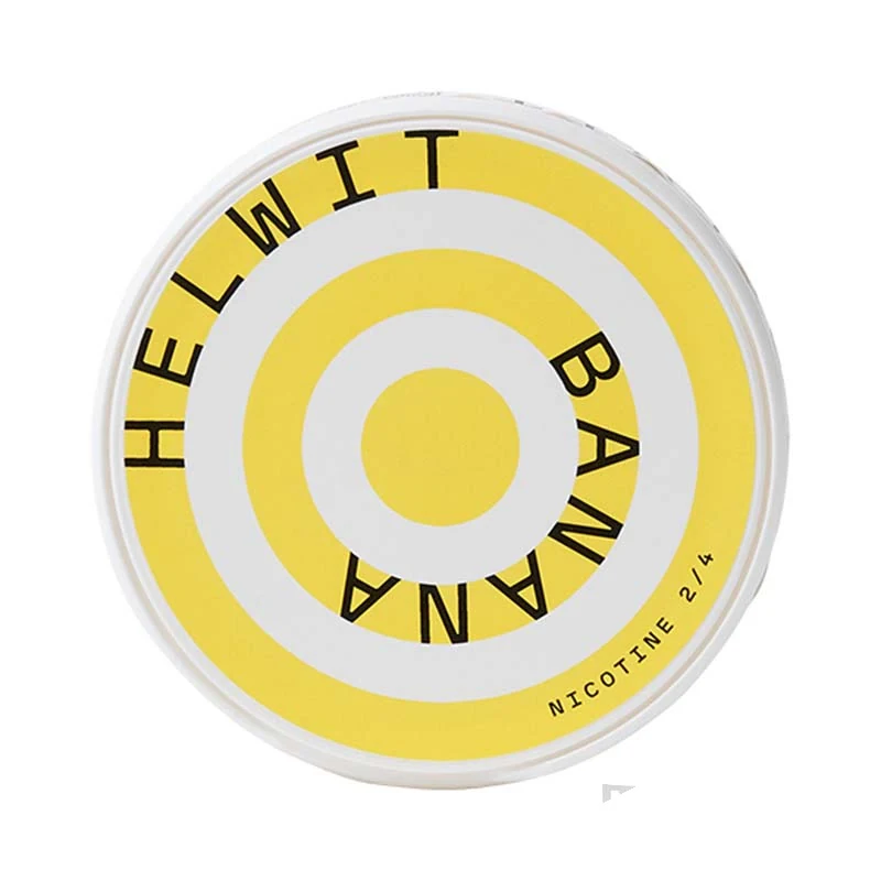 Helwit Banana nicotine pouch tin