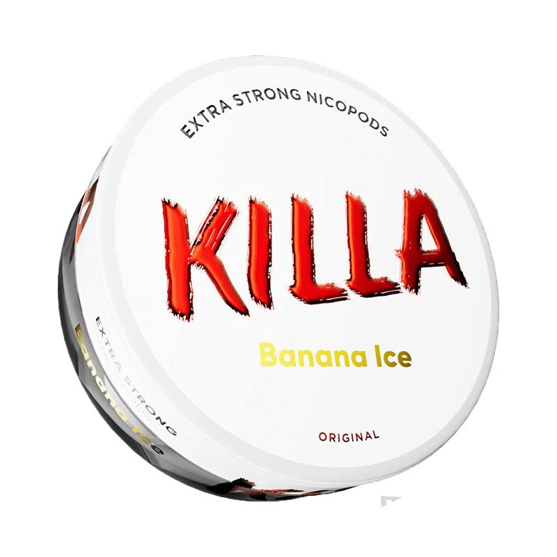 Killa Banana Ice Extra Strong nicotine pouch tin
