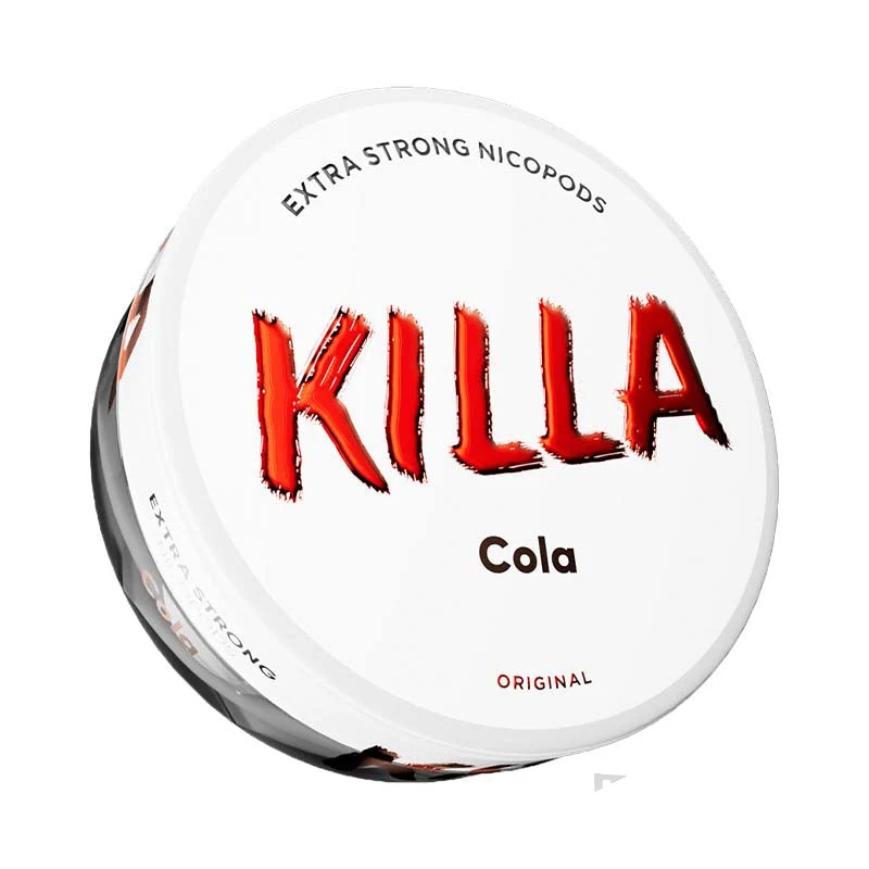 Killa Cola Extra Strong nicotine pouch tin