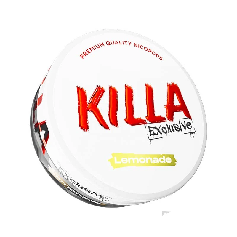 Killa Exclusive Lemonade nicotine pouch tin