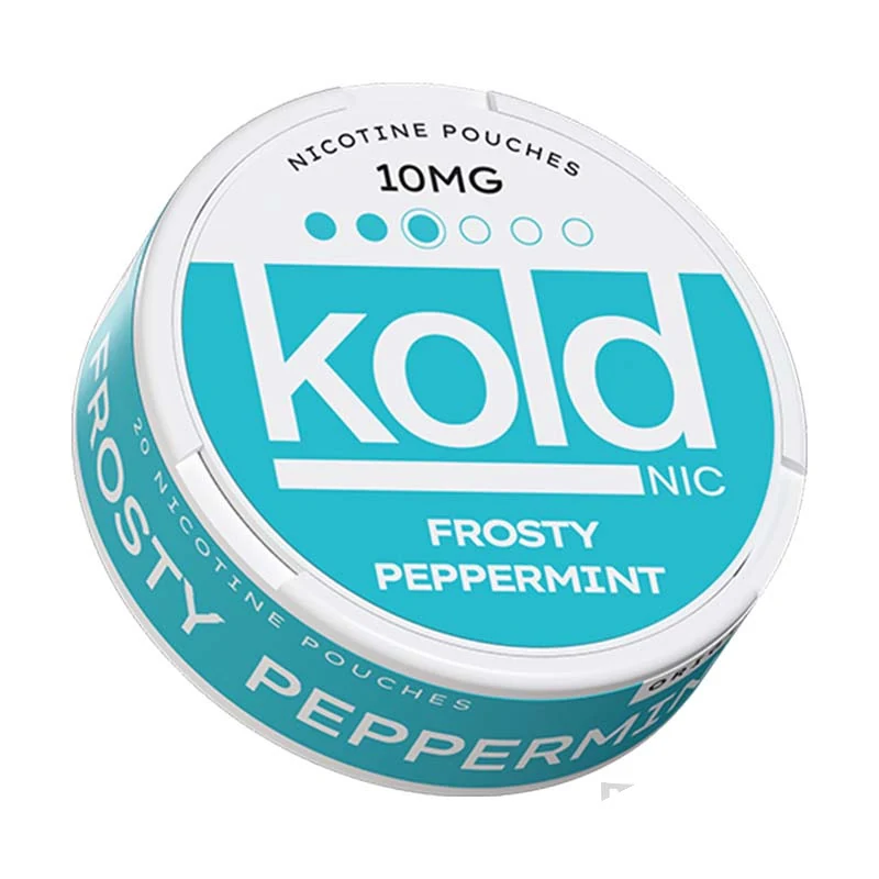 Koldnic Frosty Peppermint nicotine pouch tin