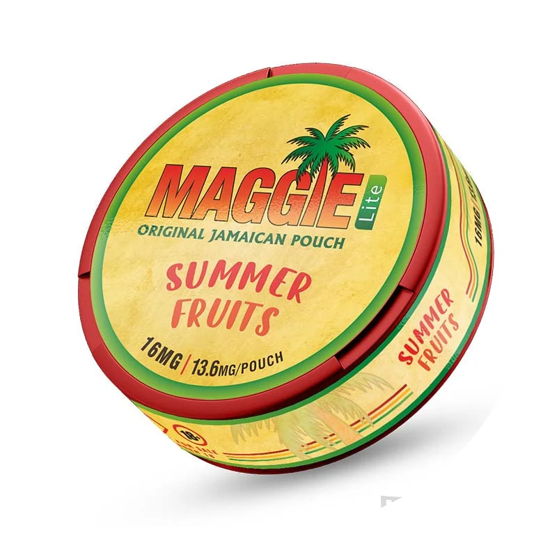 Maggie Original Jamaican Summer Fruits nicotine pouch tin