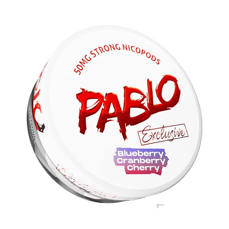 Pablo Exclusive Blueberry Cranberry Cherry nicotine pouch tin