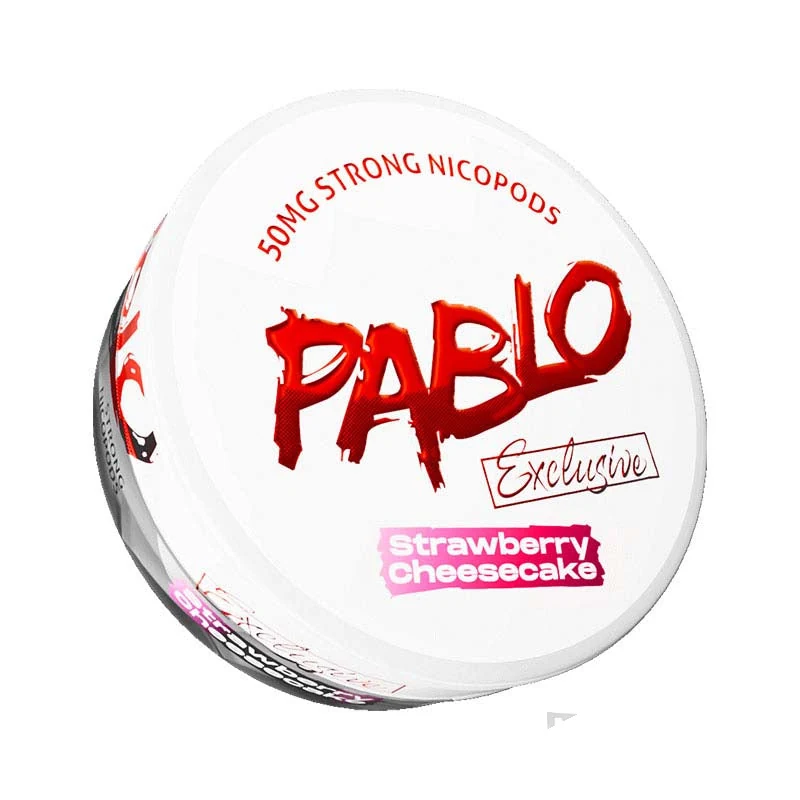 Pablo Exclusive Strawberry Cheesecake nicotine pouch tin