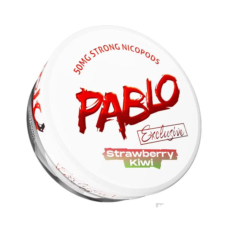 Pablo Exclusive Strawberry Kiwi nicotine pouch tin