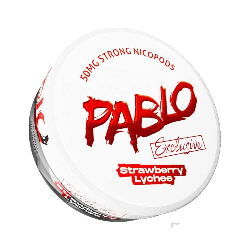 Pablo Exclusive Strawberry Lychee nicotine pouch tin