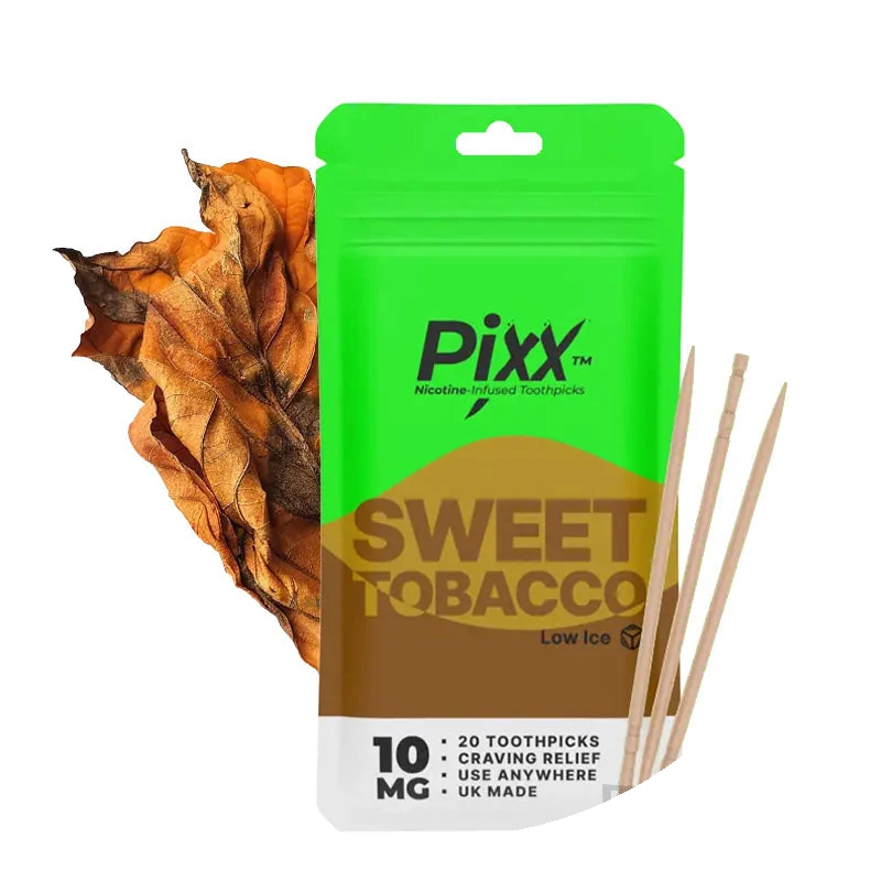 Pixx Sweet Tobacco nicotine pouch tin