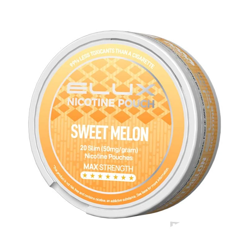 Elux Sweet Melon nicotine pouch tin