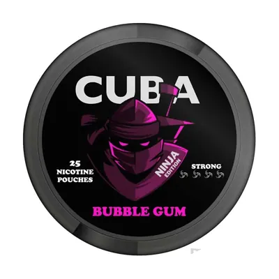 CUBA Bubble Gum Ninja 30mg nicotine pouches