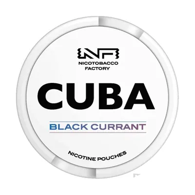 CUBA Black Currant nicotine pouches