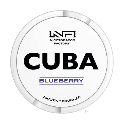 CUBA Blueberry nicotine pouches