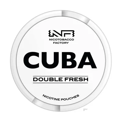 CUBA Double Fresh nicotine pouches
